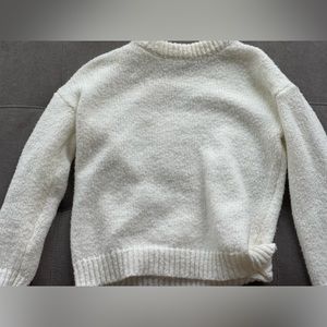 White Fuzzy Sweater